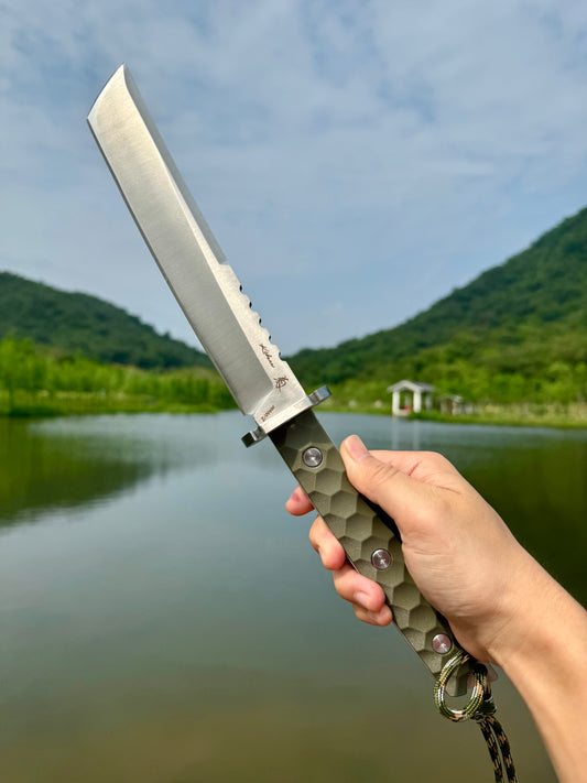 Green Phantom War Spirit Survival Knife