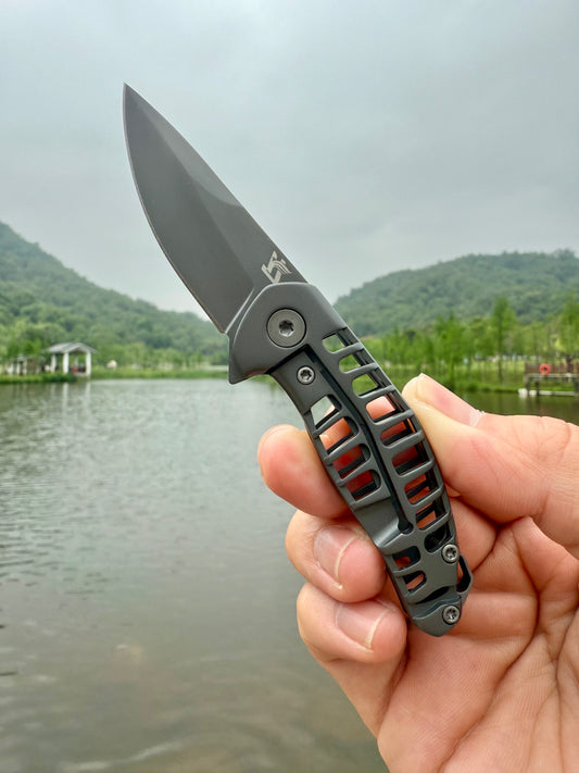 Mini Fishbone Folding Knife